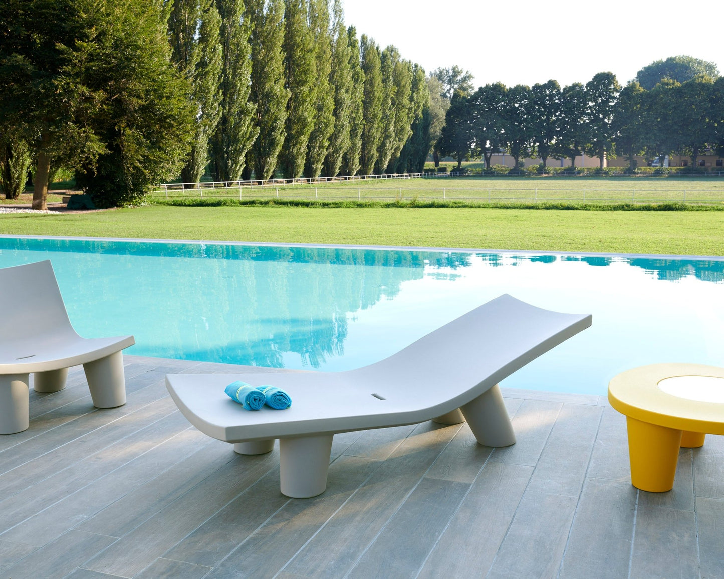 Chaise longue Low Lita – Design iconique par Paola Navone - SLIDE - La Maison MilanaiseJauneSans