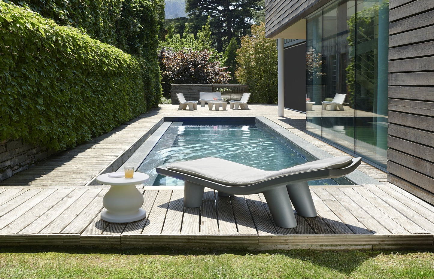 Chaise longue Low Lita – Design iconique par Paola Navone - SLIDE - La Maison MilanaiseJauneSans
