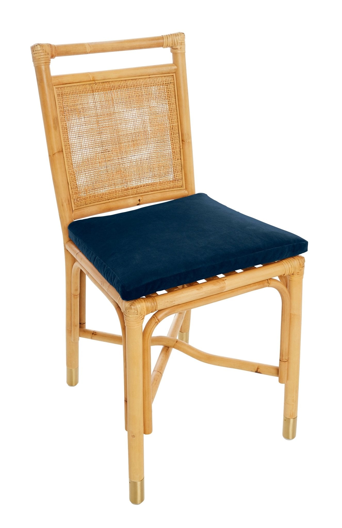 Chaise RIVIERA – Charme rétro et raffinement naturel - KOK MAISON - La Maison Milanaise459RIVIERA - 4Bleu Crépuscule