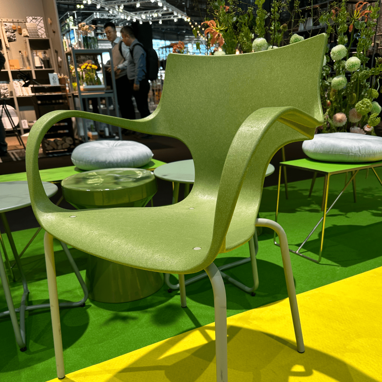 Chaise vert en plastique recyclé et métal Erbi - STILFIBRA - La Maison MilanaiseSTILSS0101699/STILSB2402725Vert