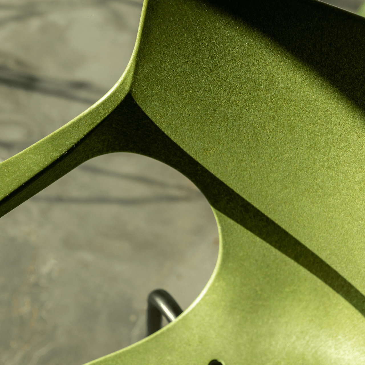 Chaise verte en plastique recyclé et bois Erbi - STILFIBRA - La Maison MilanaiseSTILSS0101699/STILSBM082211