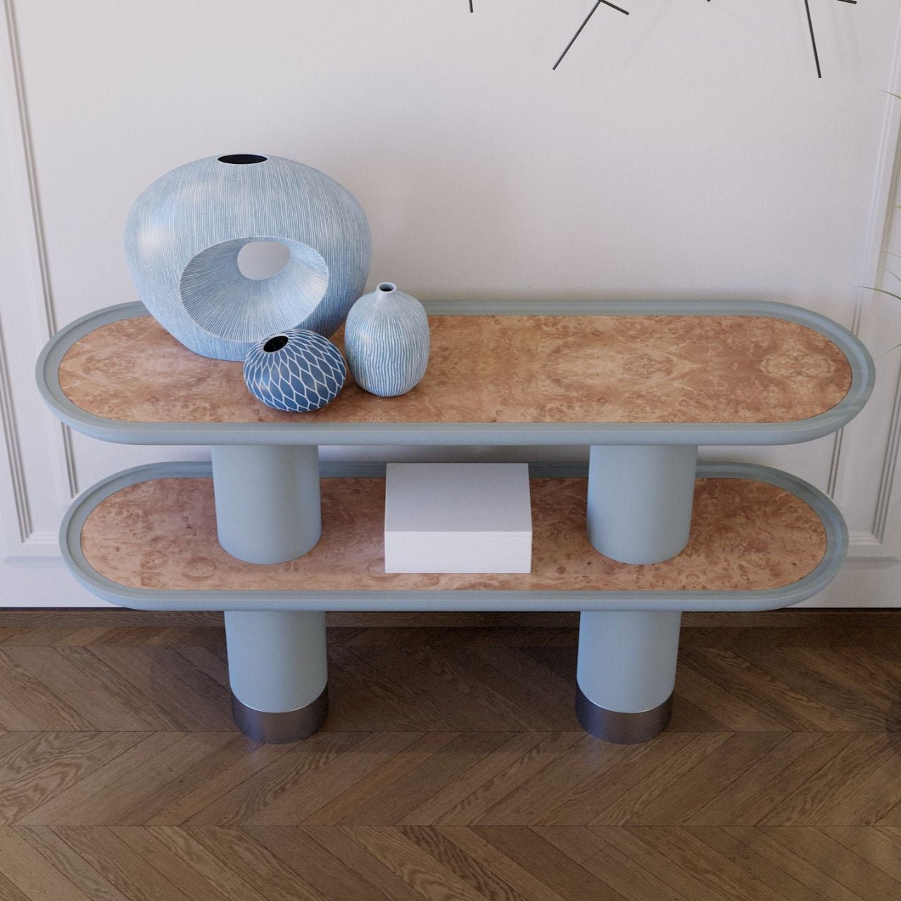Console MINA 2 – Lignes pures et finitions nobles pour entrée sculpturale - ULTRA MOBILI - La Maison MilanaiseMN2.150