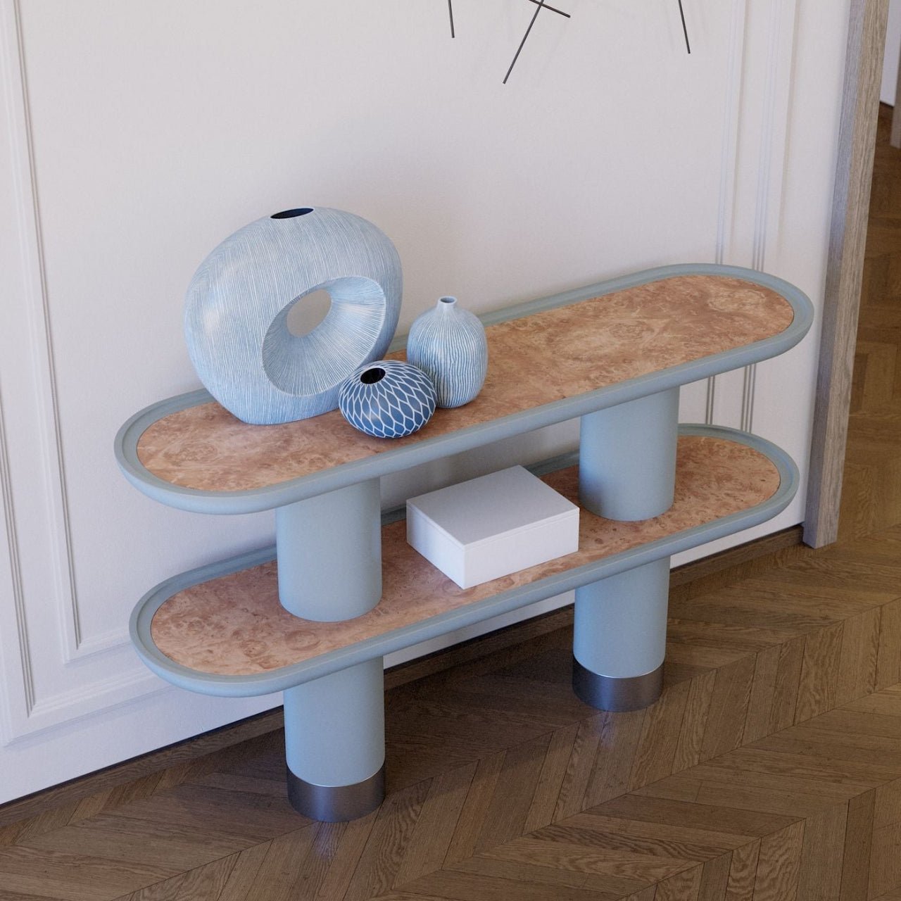 Console MINA 2 – Lignes pures et finitions nobles pour entrée sculpturale - ULTRA MOBILI - La Maison MilanaiseMN2.150
