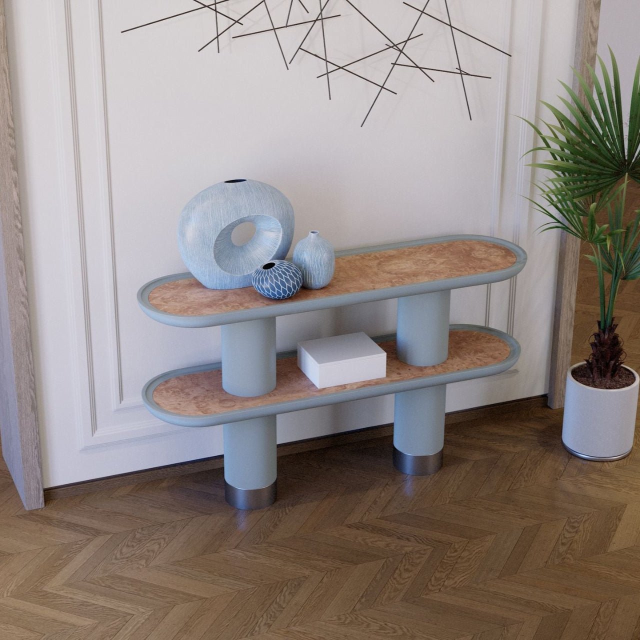 Console MINA 2 – Lignes pures et finitions nobles pour entrée sculpturale - ULTRA MOBILI - La Maison MilanaiseMN2.150