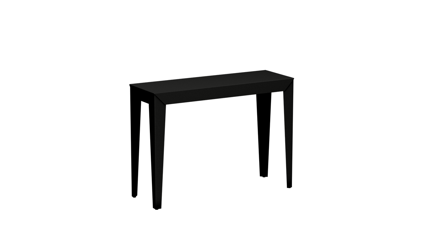 Console rectangulaire en aluminium 103cm Zef - MATIERE GRISE - La Maison MilanaiseNoir mat 031Fuselés