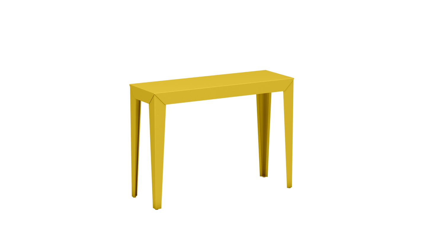 Console rectangulaire en aluminium 103cm Zef - MATIERE GRISE - La Maison MilanaisePoussin 014Fuselés