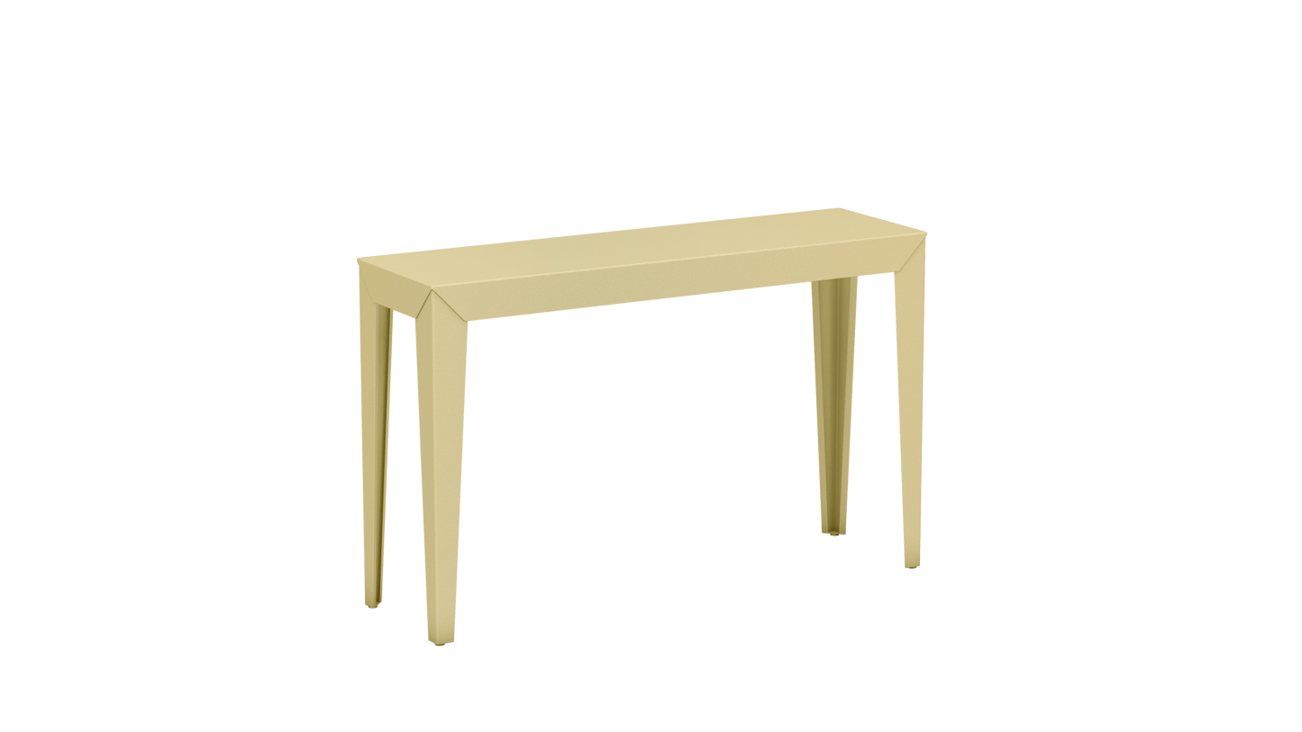 Console rectangulaire en aluminium 120cm Zef - MATIERE GRISE - La Maison MilanaiseChampagne 231Fuselés