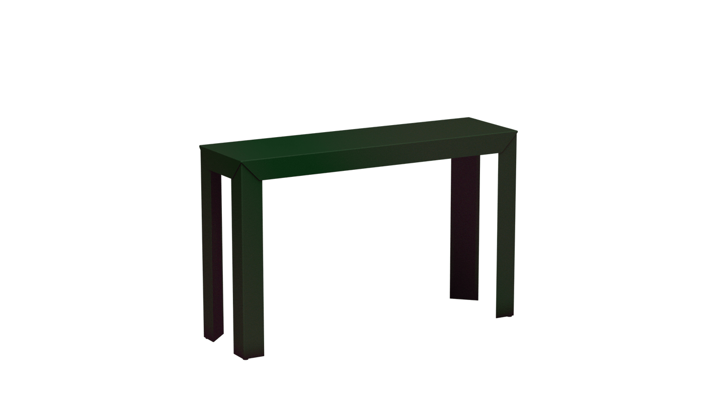 Console rectangulaire en aluminium 120cm Zef - MATIERE GRISE - La Maison MilanaiseJekyll 123Droits