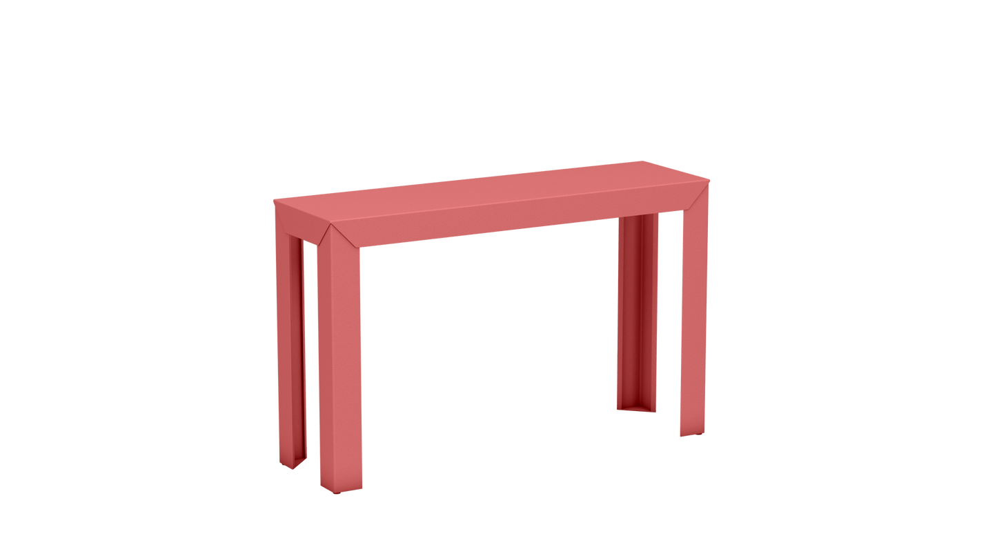 Console rectangulaire en aluminium 120cm Zef - MATIERE GRISE - La Maison MilanaisePink Lady 163Droits