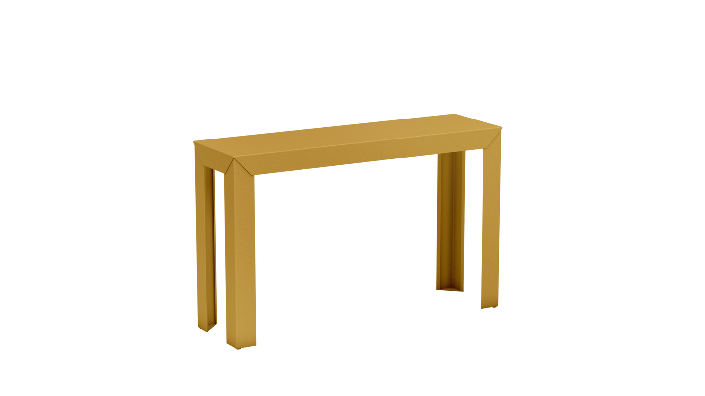 Console rectangulaire en aluminium 120cm Zef - MATIERE GRISE - La Maison MilanaiseLaiton 230Droits