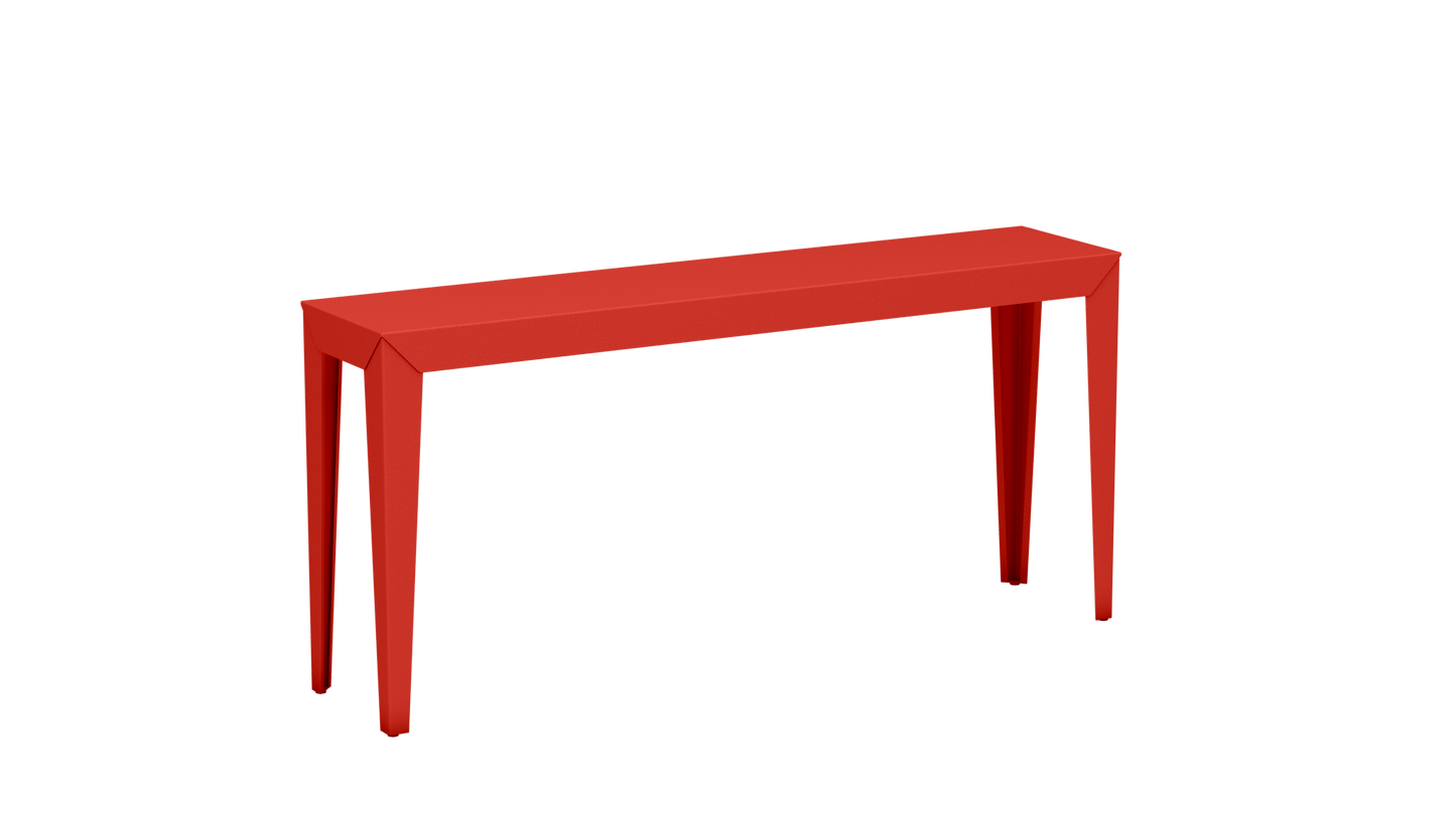 Console rectangulaire en aluminium 160cm Zef - MATIERE GRISE - La Maison MilanaisePêche 143Fuselés