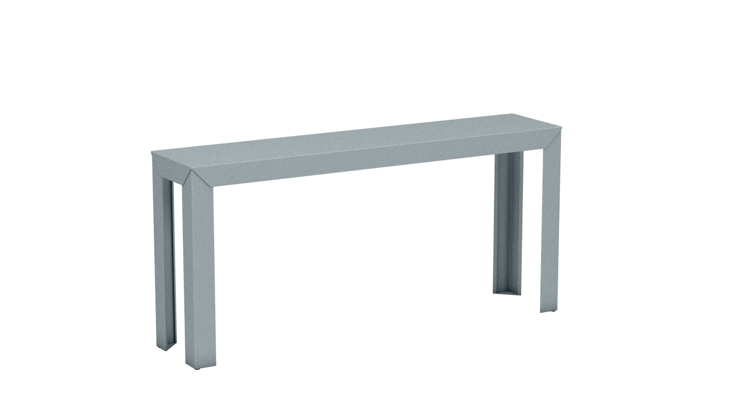 Console rectangulaire en aluminium 160cm Zef - MATIERE GRISE - La Maison MilanaiseNuage 002Droits