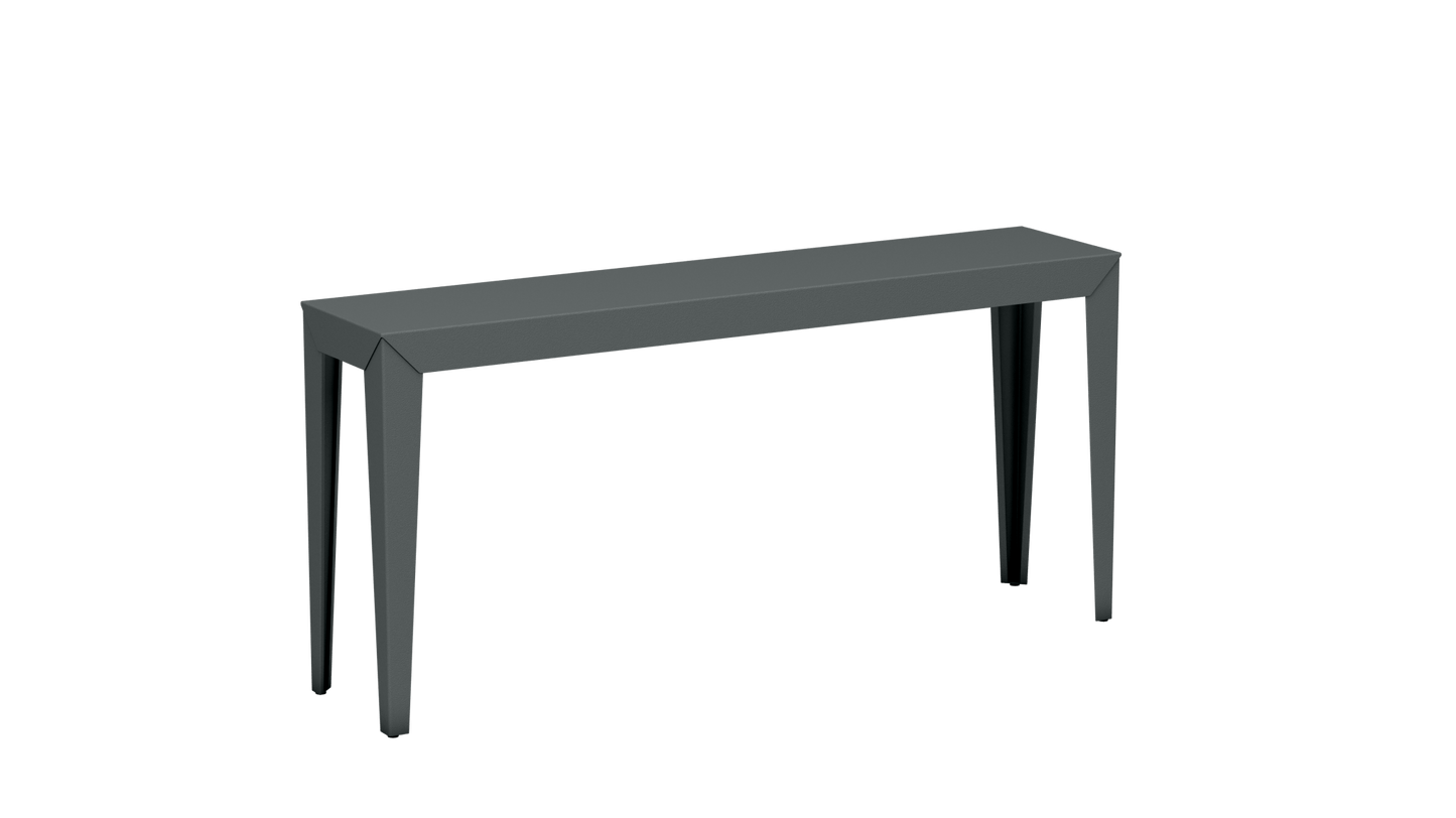 Console rectangulaire en aluminium 160cm Zef - MATIERE GRISE - La Maison MilanaiseOrage 221Fuselés