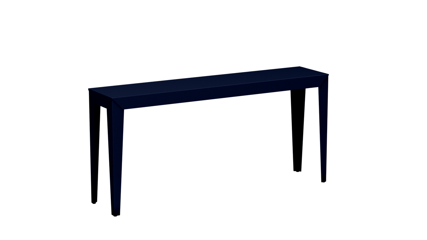 Console rectangulaire en aluminium 160cm Zef - MATIERE GRISE - La Maison MilanaiseNuit 114Fuselés