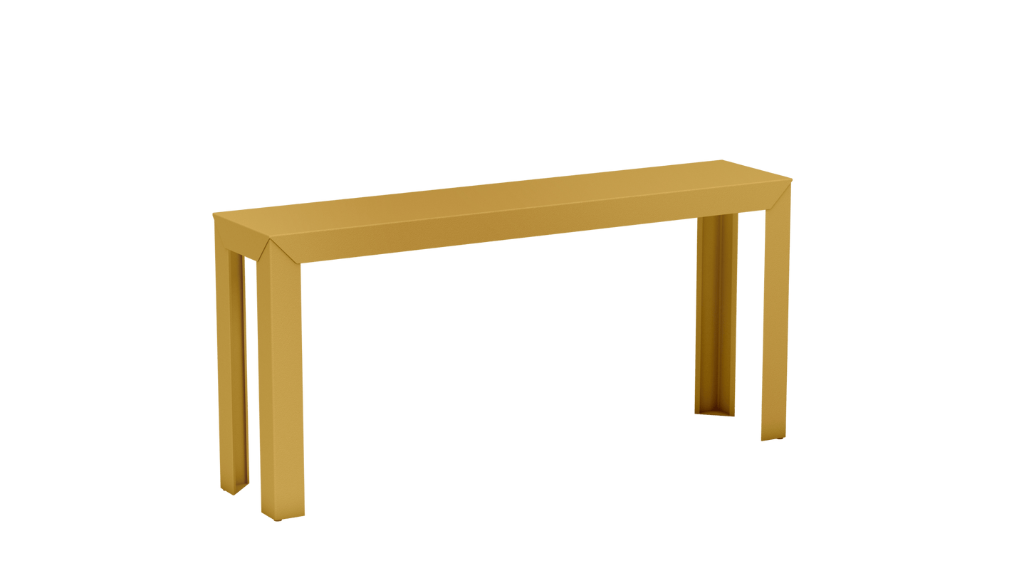 Console rectangulaire en aluminium 160cm Zef - MATIERE GRISE - La Maison MilanaiseLaiton 230Droits