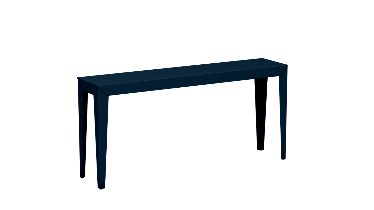 Console rectangulaire en aluminium 160cm Zef - MATIERE GRISE - La Maison MilanaiseDenim 007Fuselés
