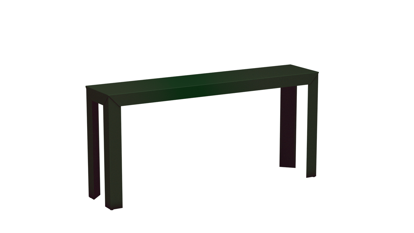 Console rectangulaire en aluminium 160cm Zef - MATIERE GRISE - La Maison MilanaiseJekyll 123Droits