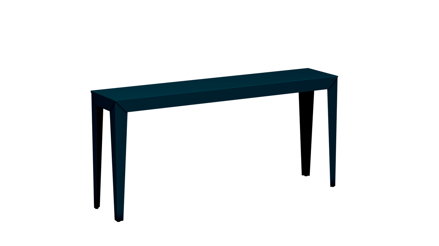 Console rectangulaire en aluminium 160cm Zef - MATIERE GRISE - La Maison MilanaiseCanard 115Fuselés