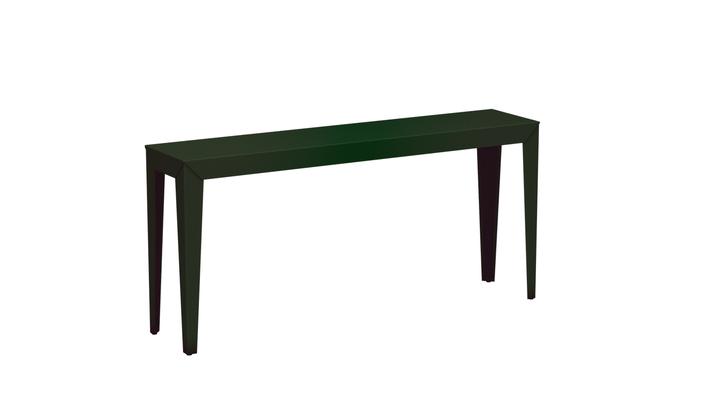 Console rectangulaire en aluminium 160cm Zef - MATIERE GRISE - La Maison MilanaiseJekyll 123Fuselés