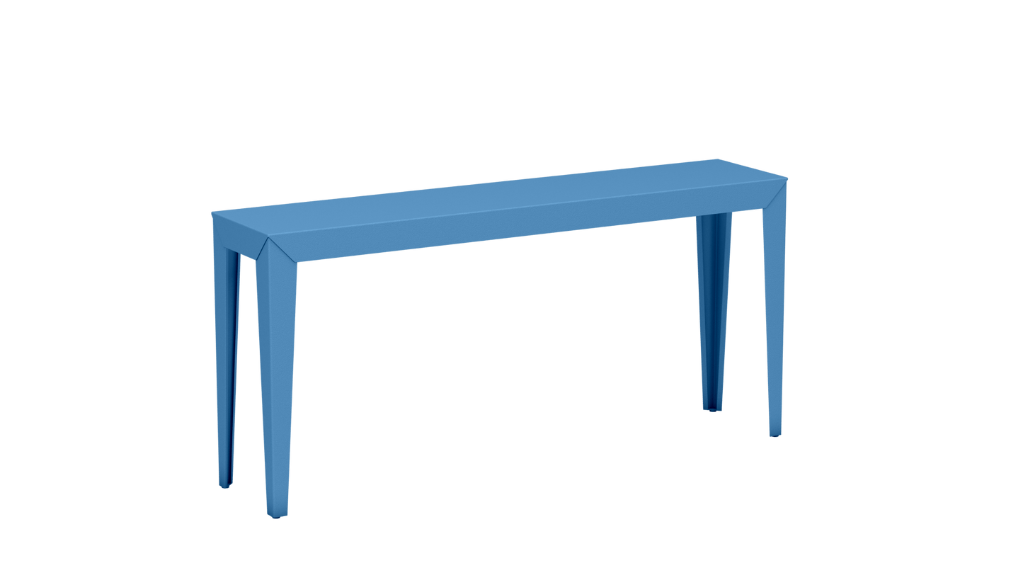 Console rectangulaire en aluminium 160cm Zef - MATIERE GRISE - La Maison MilanaiseAzur 111Fuselés