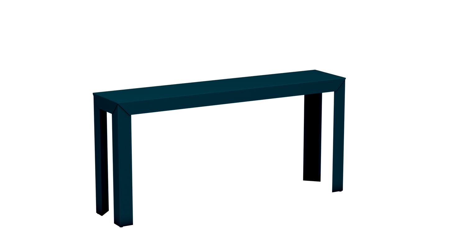 Console rectangulaire en aluminium 160cm Zef - MATIERE GRISE - La Maison MilanaiseCanard 115Droits
