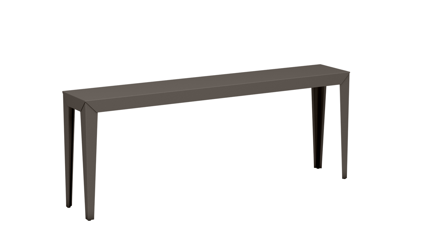 Console rectangulaire en aluminium 195cm Zef - MATIERE GRISE - La Maison MilanaiseEggshell 161Fuselés