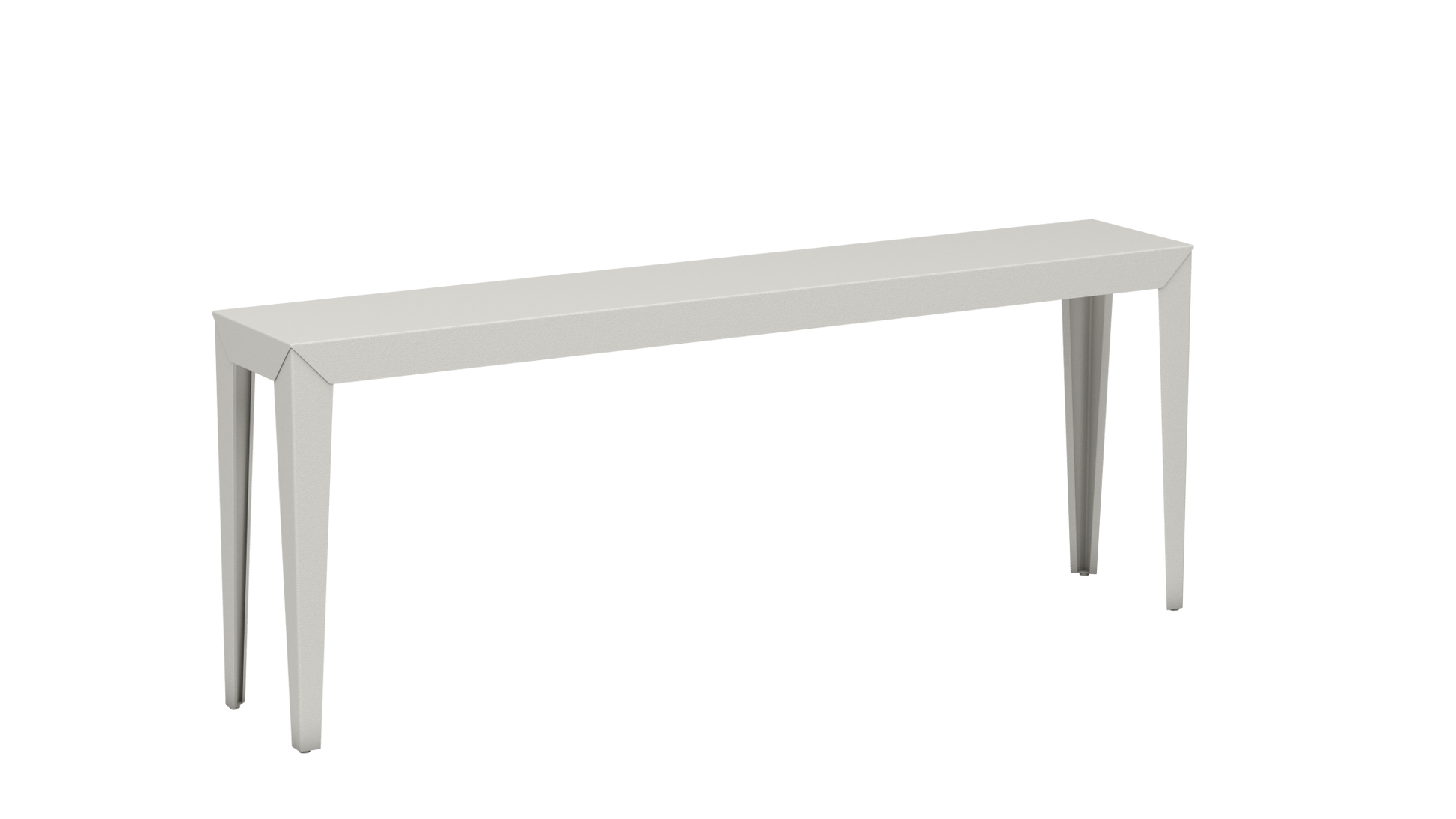 Console rectangulaire en aluminium 195cm Zef - MATIERE GRISE - La Maison MilanaiseLaiton 230Fuselés