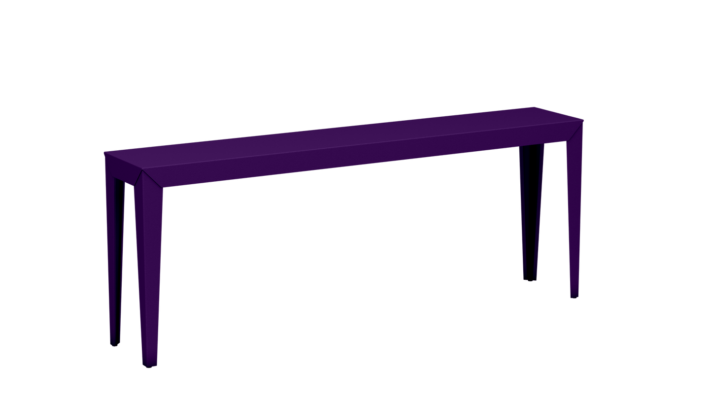 Console rectangulaire en aluminium 195cm Zef - MATIERE GRISE - La Maison MilanaiseEggshell 161Fuselés