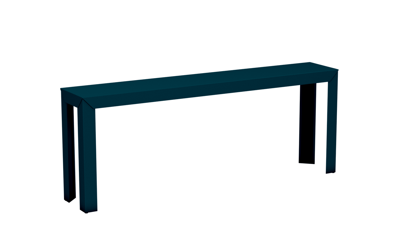 Console rectangulaire en aluminium 195cm Zef - MATIERE GRISE - La Maison MilanaiseCanard 115Droits