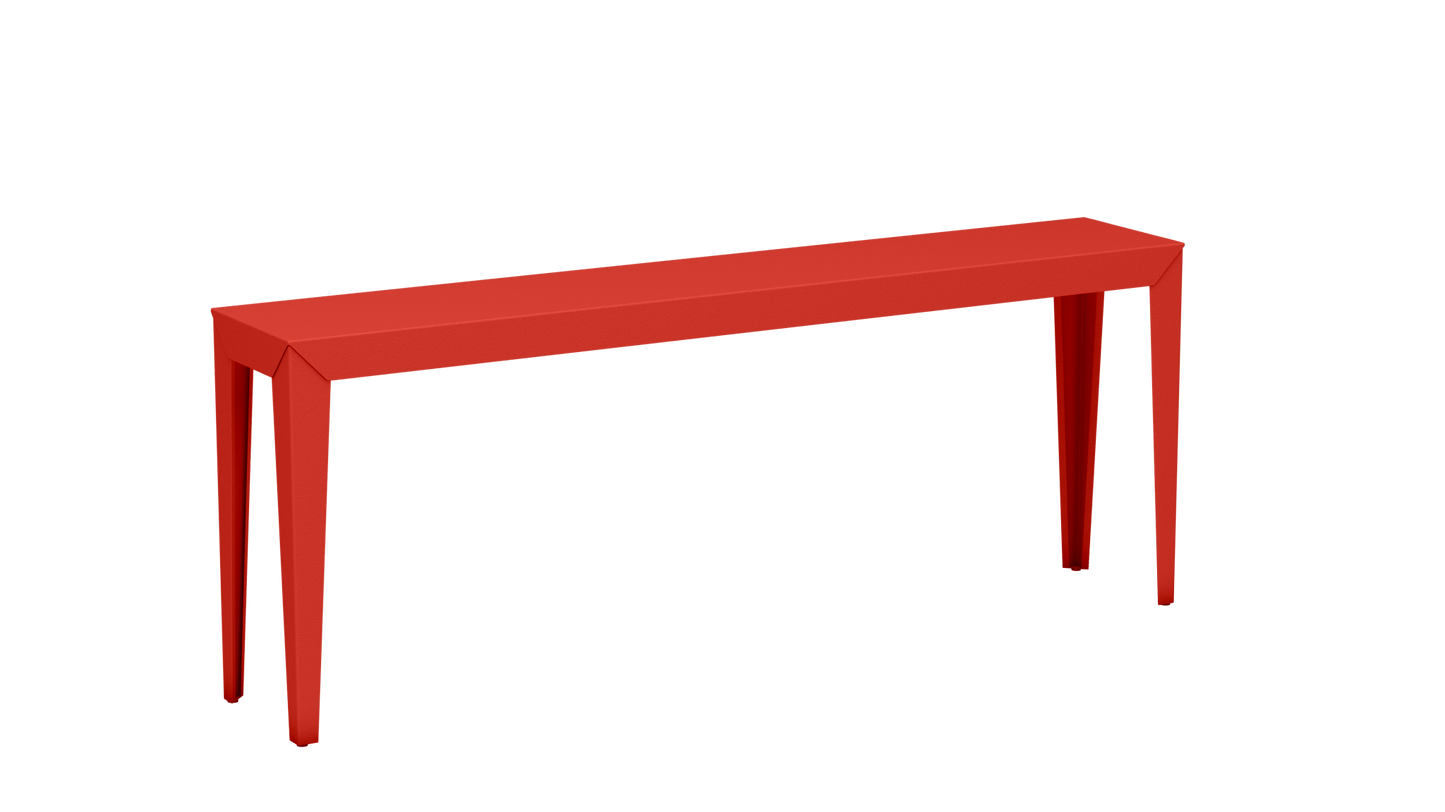 Console rectangulaire en aluminium 195cm Zef - MATIERE GRISE - La Maison MilanaisePêche 143Fuselés