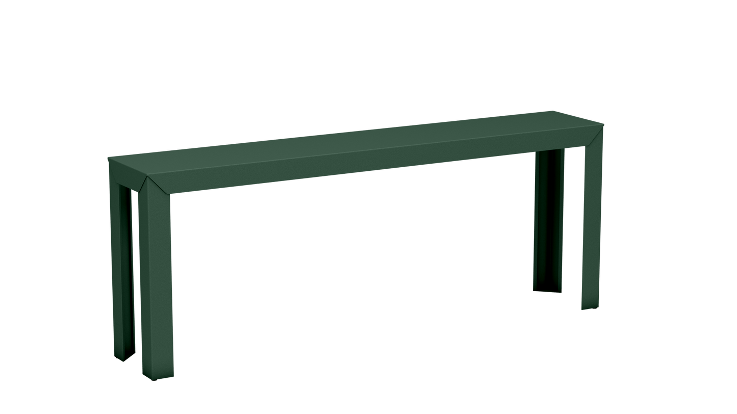 Console rectangulaire en aluminium 195cm Zef - MATIERE GRISE - La Maison MilanaiseOlive 121Droits