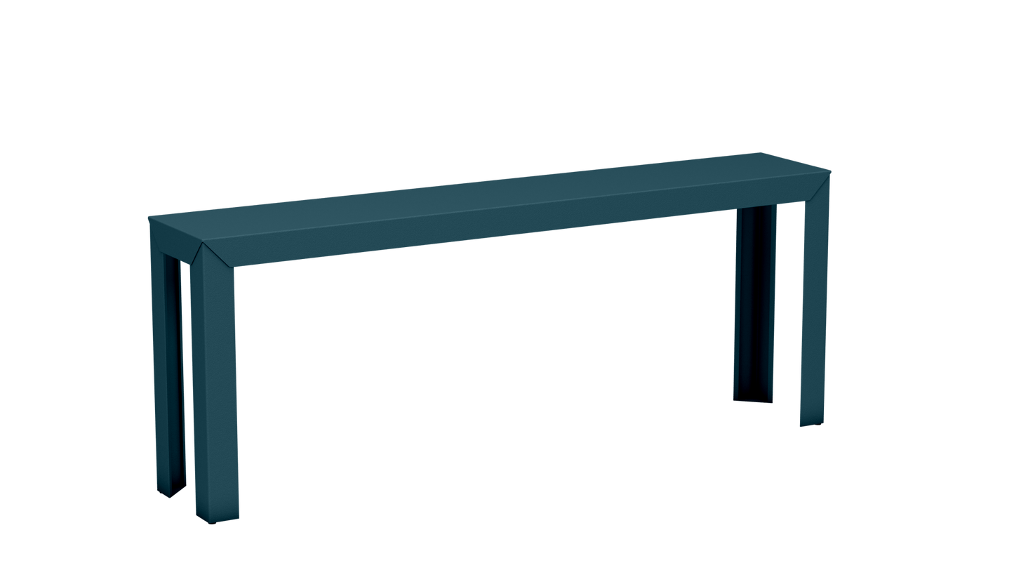 Console rectangulaire en aluminium 195cm Zef - MATIERE GRISE - La Maison MilanaiseHoule 116Droits