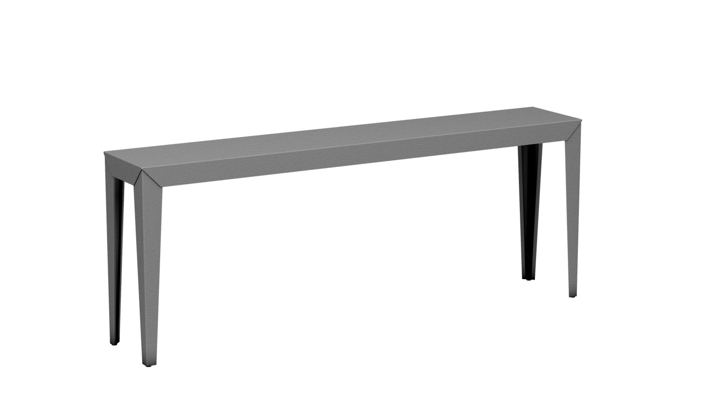 Console rectangulaire en aluminium 195cm Zef - MATIERE GRISE - La Maison MilanaiseLaiton 230Fuselés