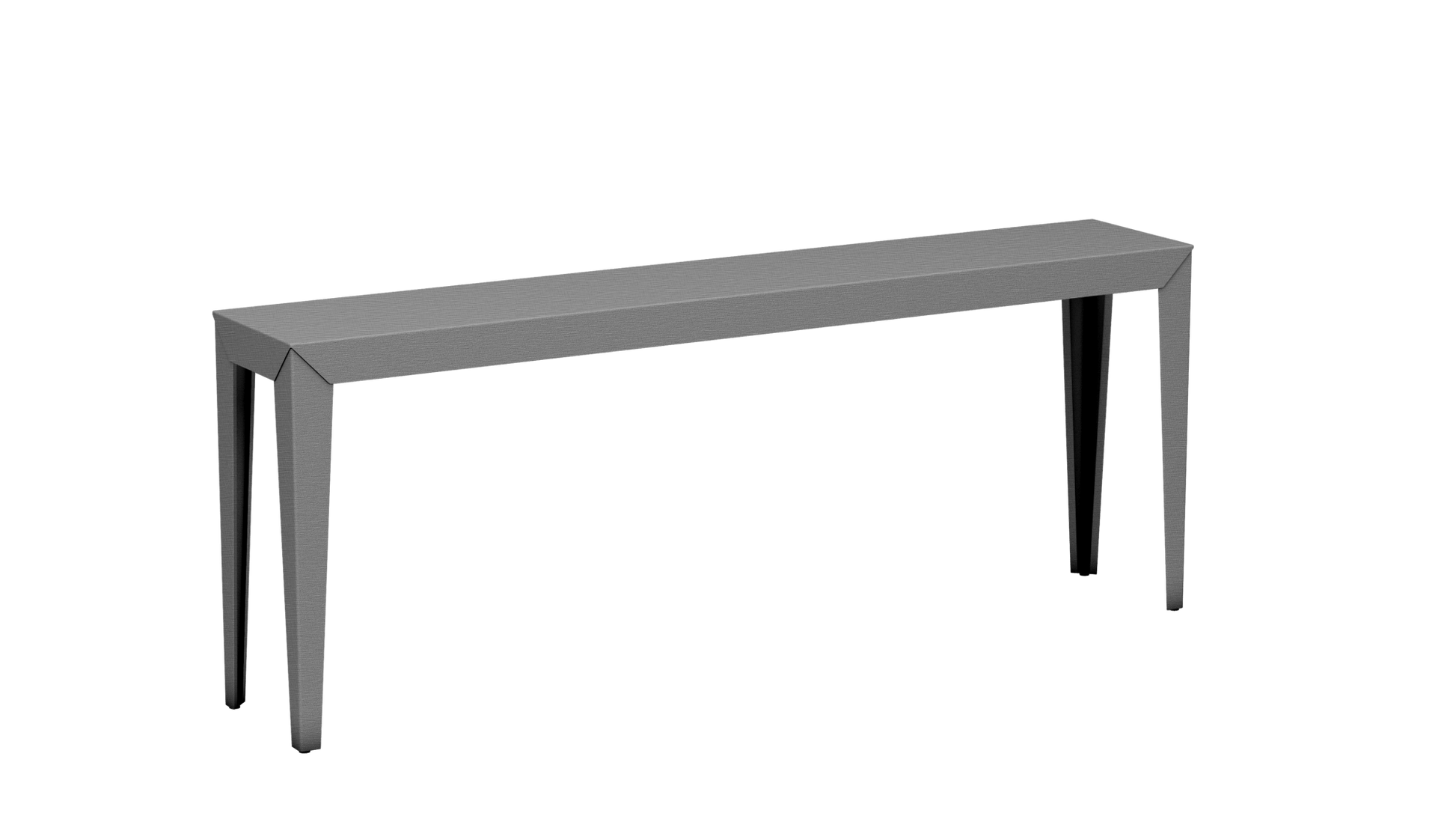 Console rectangulaire en aluminium 195cm Zef - MATIERE GRISE - La Maison MilanaiseLaiton 230Fuselés