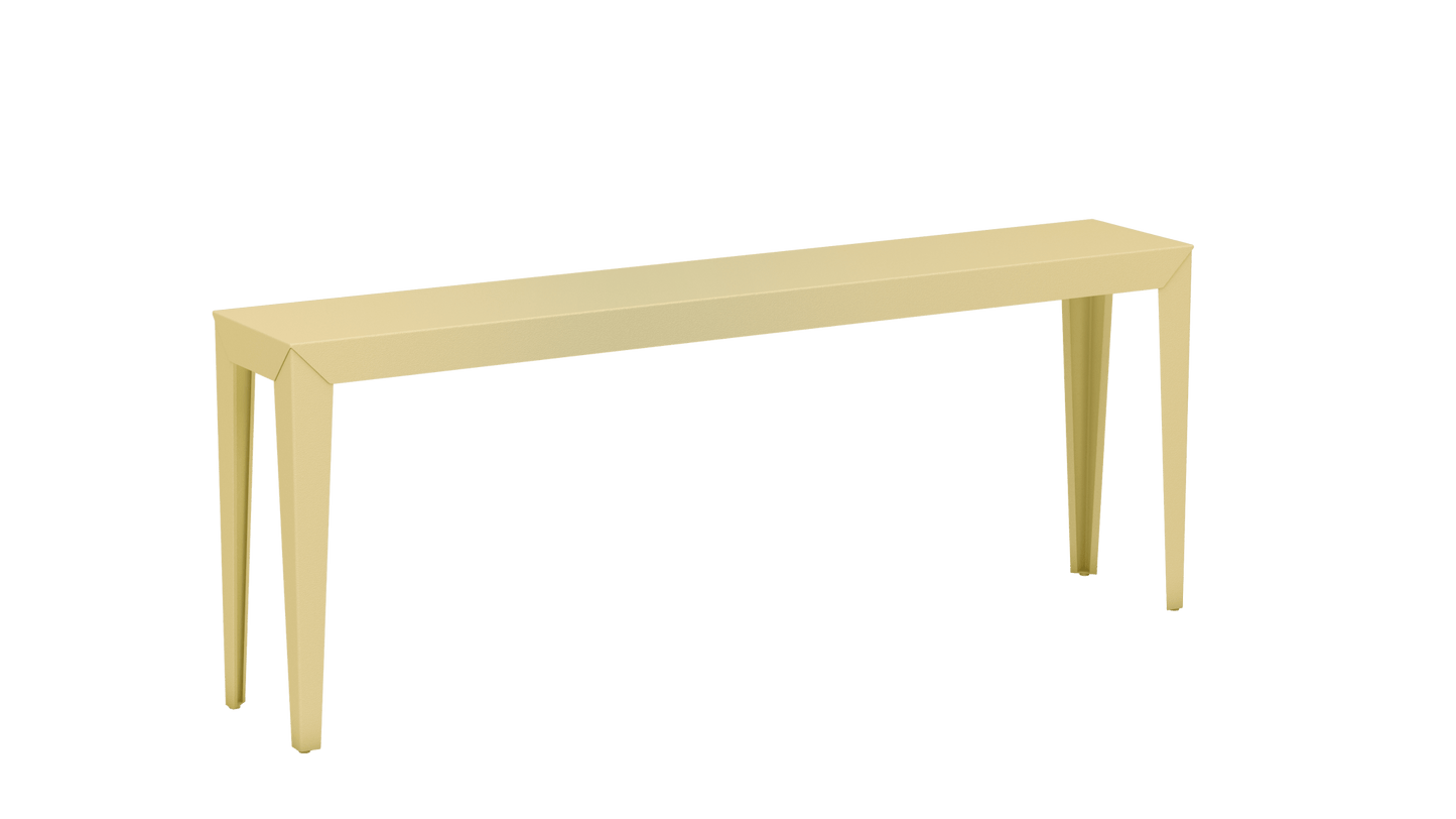 Console rectangulaire en aluminium 195cm Zef - MATIERE GRISE - La Maison MilanaiseLaiton 230Fuselés