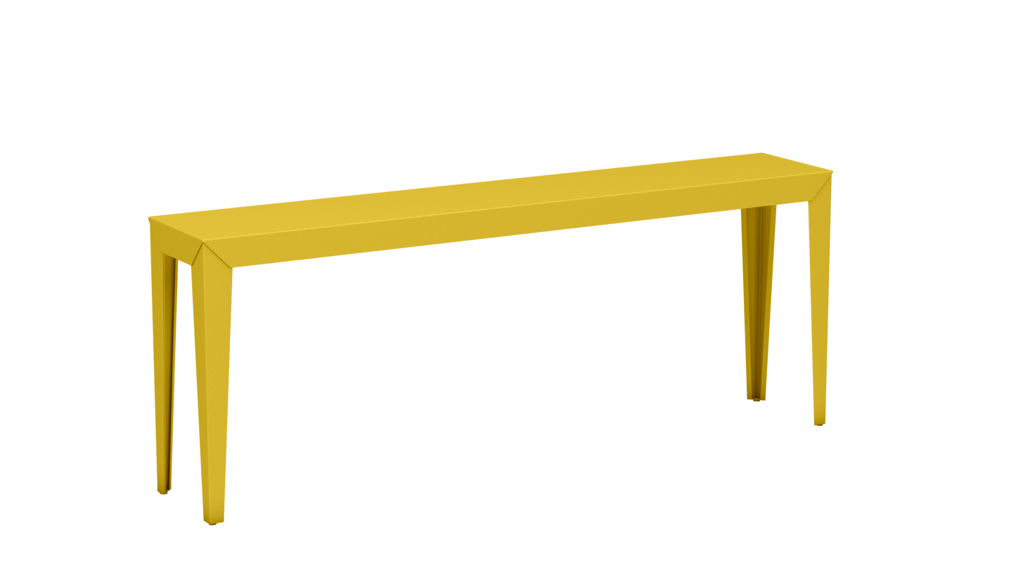 Console rectangulaire en aluminium 195cm Zef - MATIERE GRISE - La Maison MilanaisePoussin 014Fuselés
