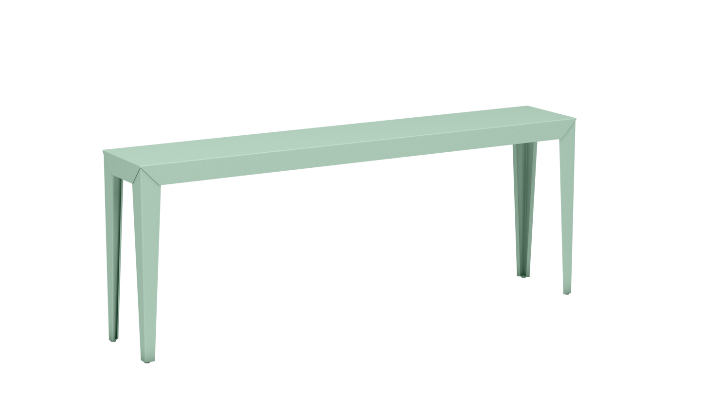 Console rectangulaire en aluminium 195cm Zef - MATIERE GRISE - La Maison MilanaiseVert d'eau 120Fuselés
