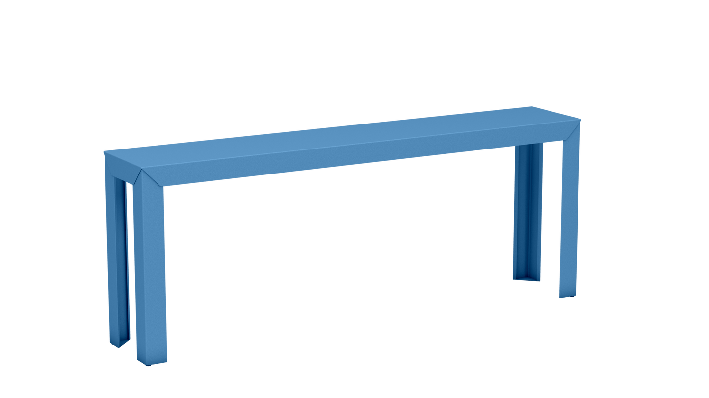 Console rectangulaire en aluminium 195cm Zef - MATIERE GRISE - La Maison MilanaiseAzur 111Droits