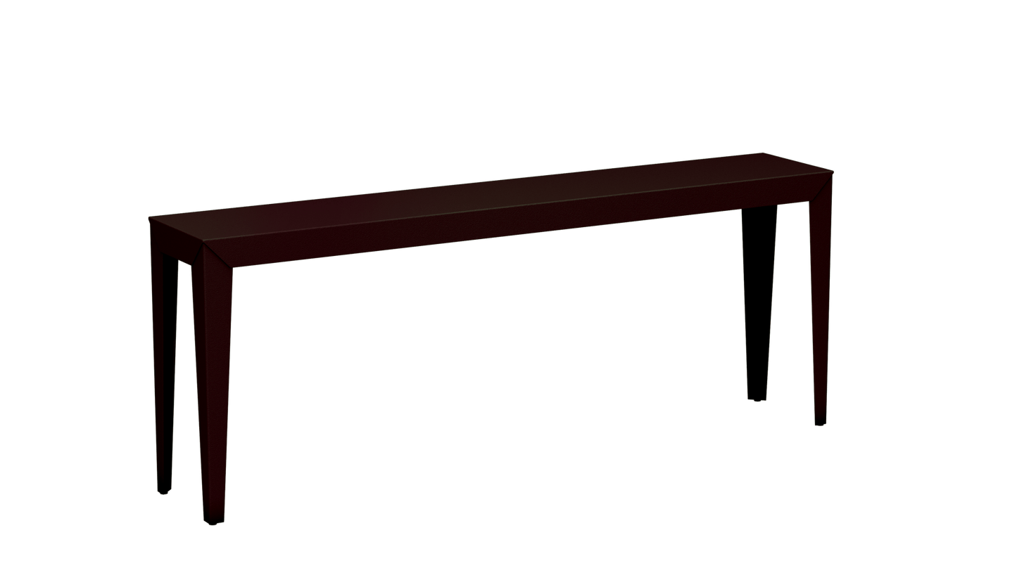 Console rectangulaire en aluminium 195cm Zef - MATIERE GRISE - La Maison MilanaiseEggshell 161Fuselés