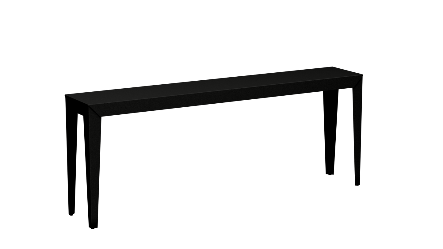 Console rectangulaire en aluminium 195cm Zef - MATIERE GRISE - La Maison MilanaiseCraie 023Fuselés
