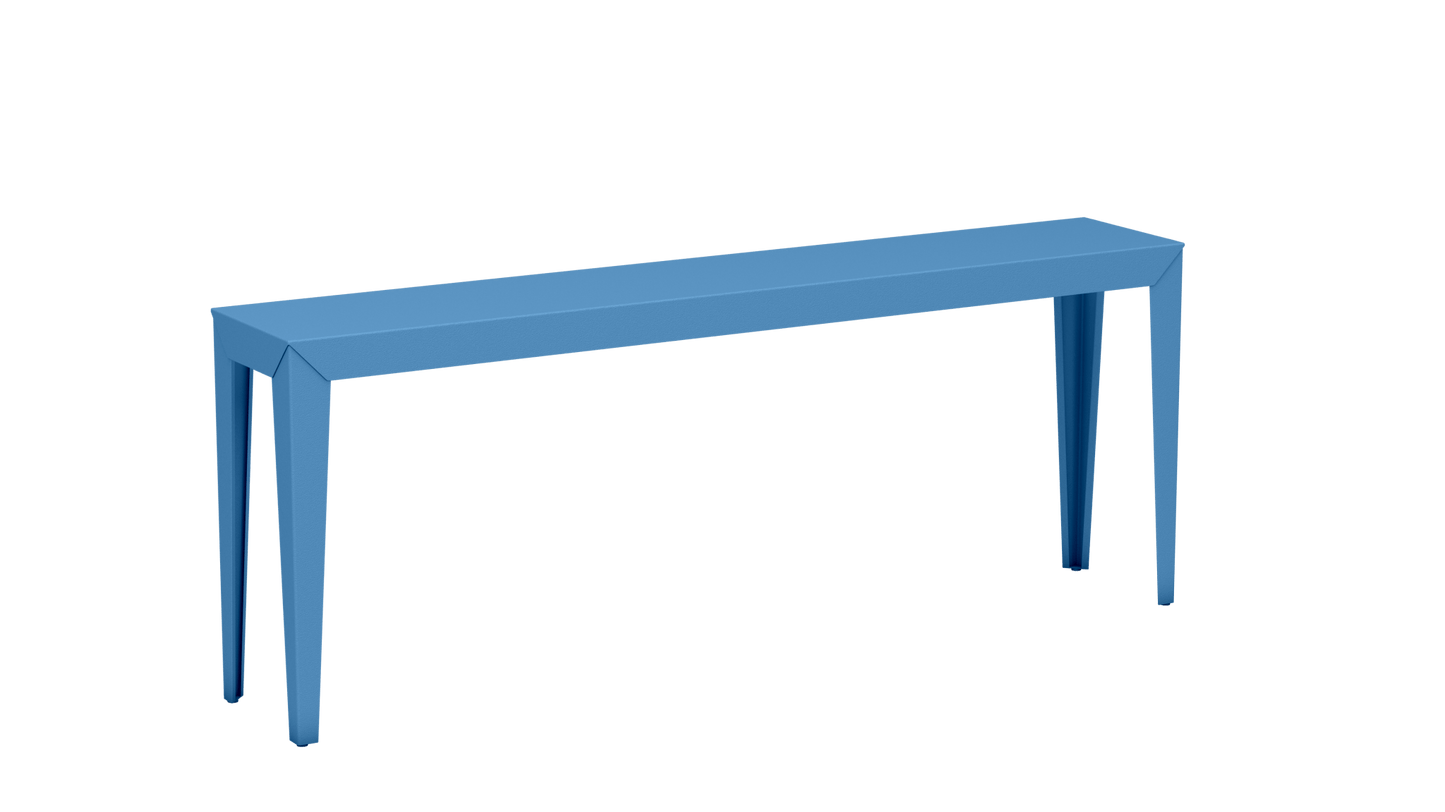Console rectangulaire en aluminium 195cm Zef - MATIERE GRISE - La Maison MilanaiseNoir mat 031Fuselés