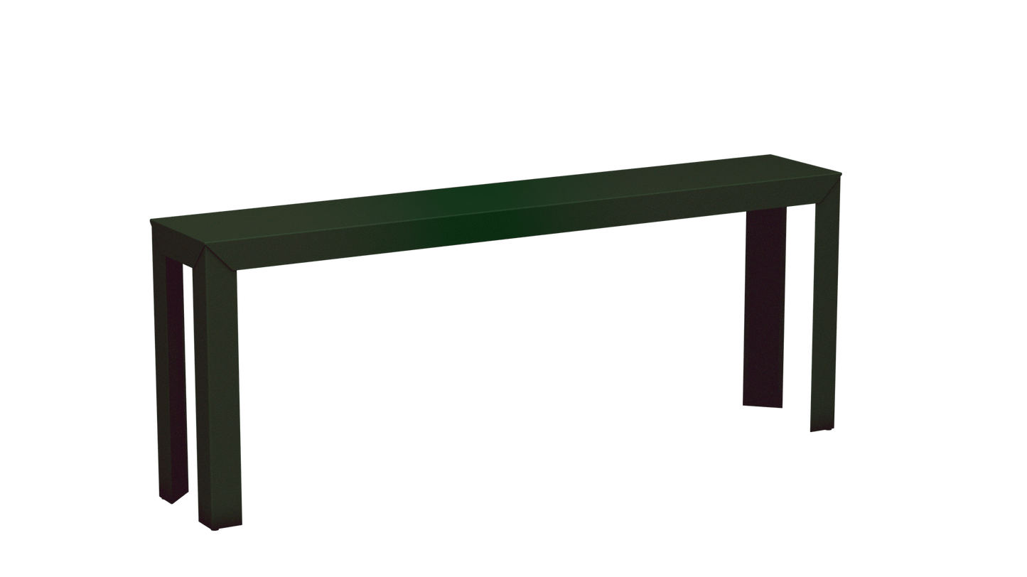 Console rectangulaire en aluminium 195cm Zef - MATIERE GRISE - La Maison MilanaiseJekyll 123Droits