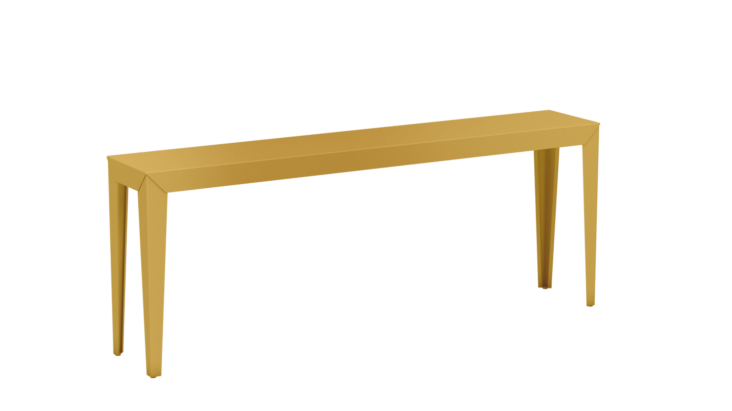Console rectangulaire en aluminium 195cm Zef - MATIERE GRISE - La Maison MilanaiseAnthracite 222Fuselés