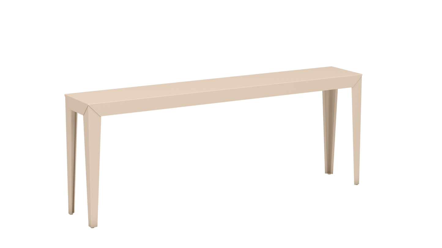Console rectangulaire en aluminium 195cm Zef - MATIERE GRISE - La Maison MilanaiseEggshell 161Fuselés