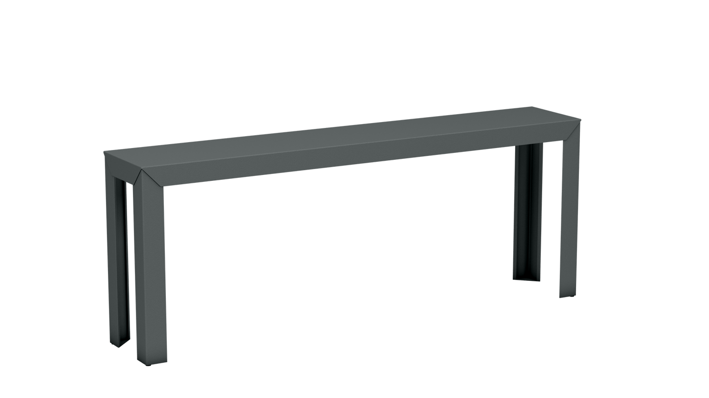 Console rectangulaire en aluminium 195cm Zef - MATIERE GRISE - La Maison MilanaiseOrage 221Droits