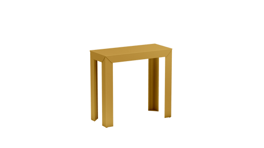 Console rectangulaire en aluminium 80cm Zef - MATIERE GRISE - La Maison MilanaiseCONSOLEZEF80X35x75intLaiton 230Droits