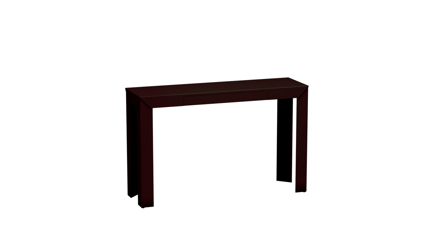 Console rectangulaire en métal avec tiroir 120cm Zef - MATIERE GRISE - La Maison MilanaiseViolet de Mars 171Droits