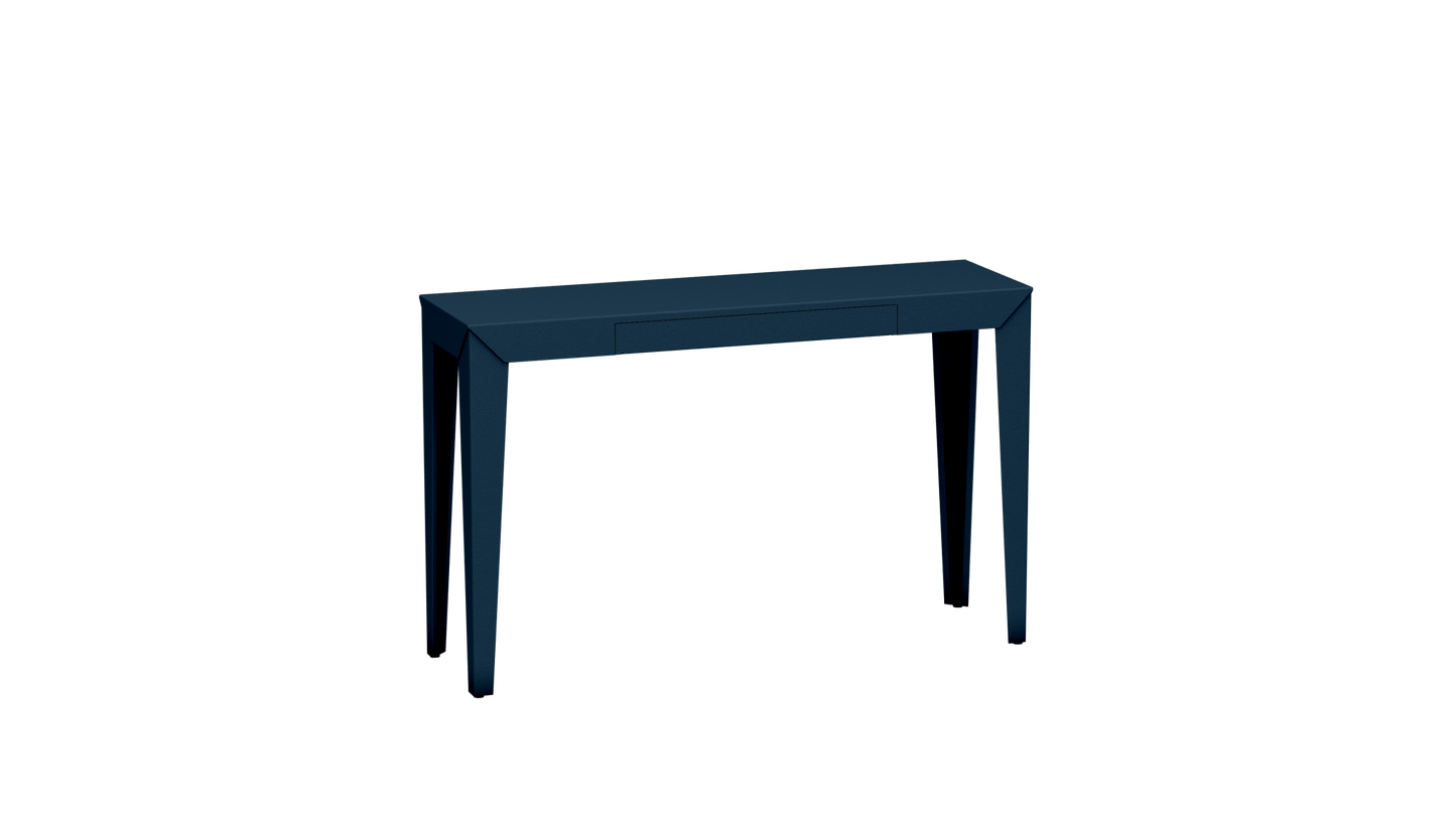Console rectangulaire en métal avec tiroir 120cm Zef - MATIERE GRISE - La Maison MilanaiseDenim 007Fuselés