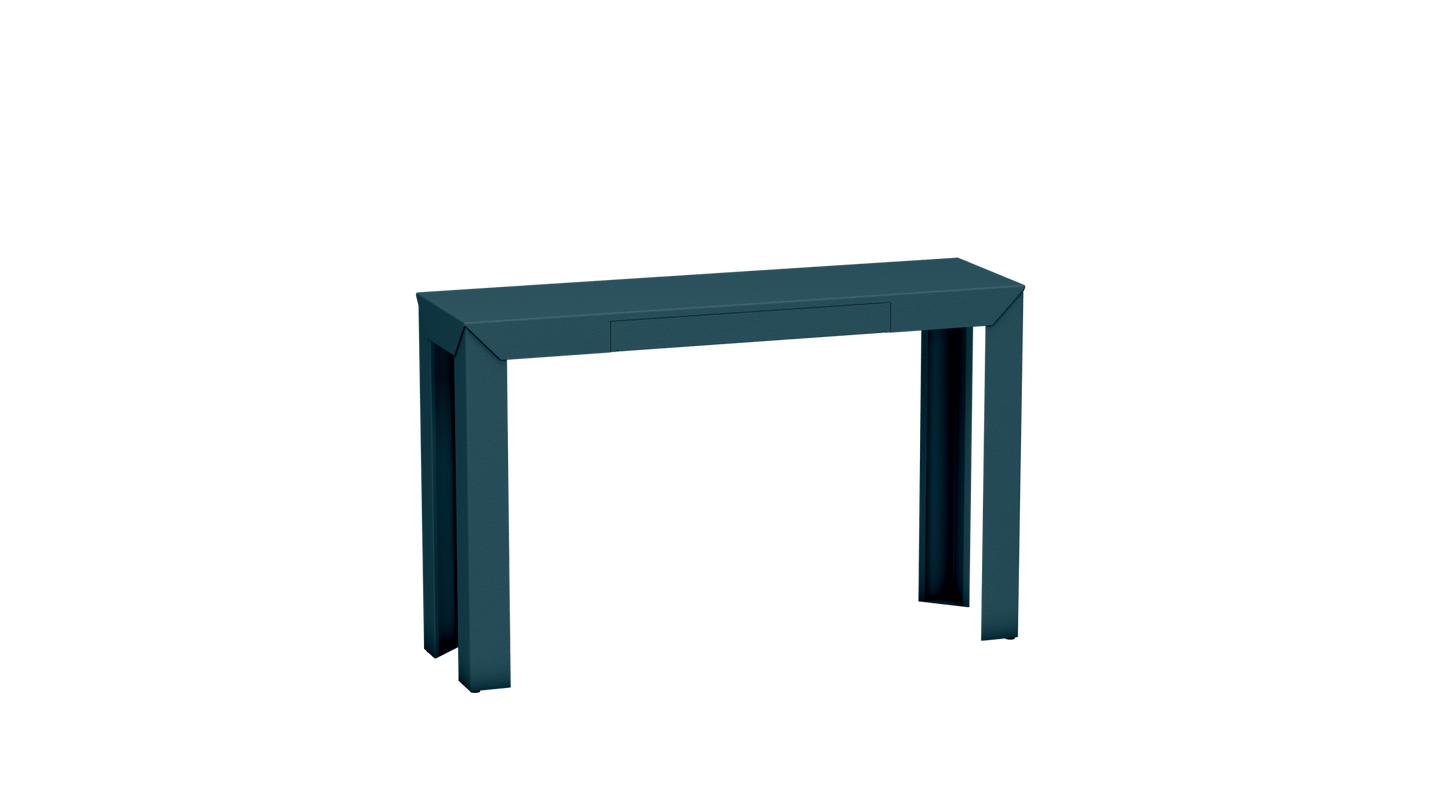 Console rectangulaire en métal avec tiroir 120cm Zef - MATIERE GRISE - La Maison MilanaiseHoule 116Droits