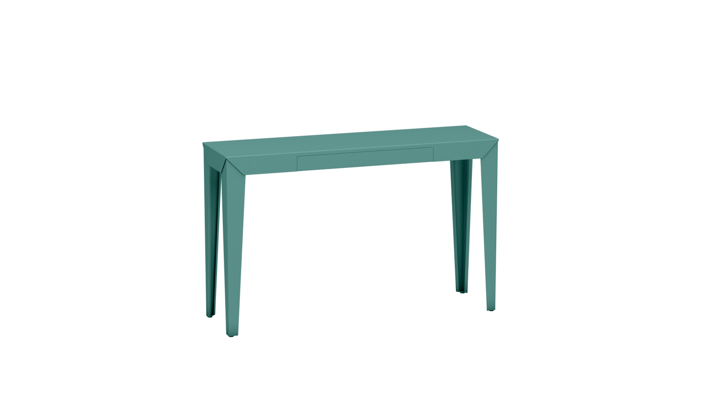 Console rectangulaire en métal avec tiroir 120cm Zef - MATIERE GRISE - La Maison MilanaiseCeladon 006Fuselés